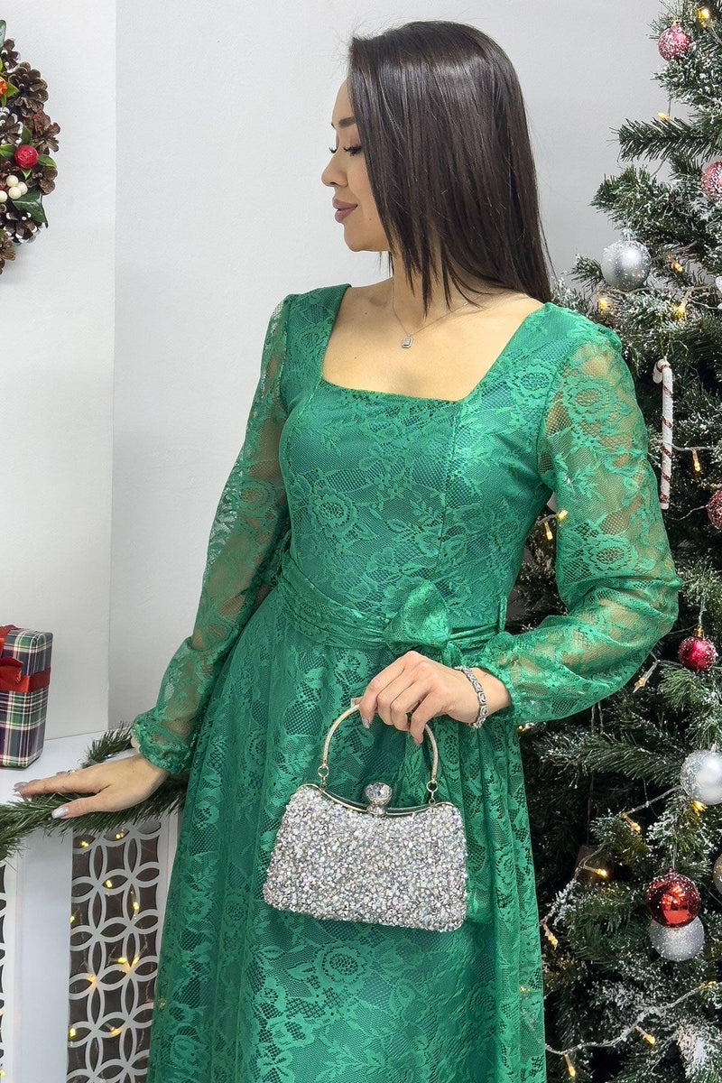 Women's Benetton Greeni Midi Lace Dress - the ZKS