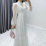 White Polka Dot Dress