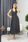 Black Polka Dot Dress